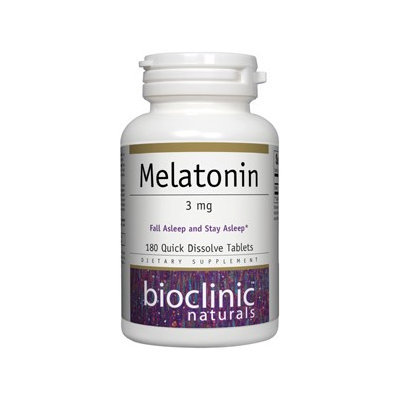 Melatonin 3mg 180 tabs by Bioclinic Naturals