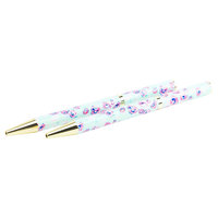 Nate Berkus Floral Ballpoint Pens 2ct - Black, Multi-Colored