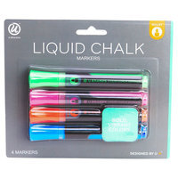 Ubrands Liquid Chalk Markers 4ct - Bright Colors - U Brands, Multi-Colored