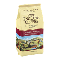 New England Coffee Colombian Supremo Medium Roasted Freshly Ground