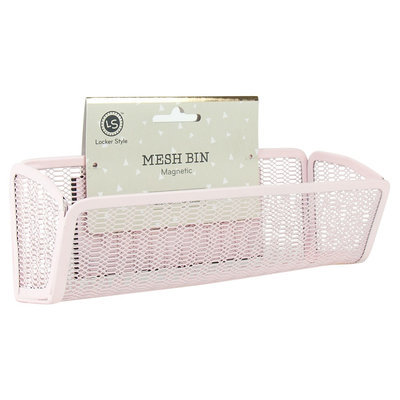 Ubrands Locker Style Mesh Bin - Blush, Pink