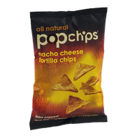 popchips Nacho Cheese Tortilla Chips