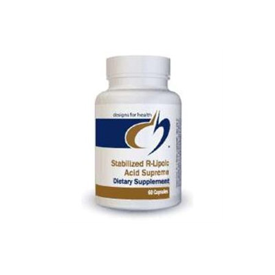 Designs For Health - Stabilized R-Lipoic Acid Supreme - 60 Vegetarian Capsules