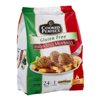 Cooked Perfect Italian Style Meatballs Gluten Free Dinner Size - 24 CT