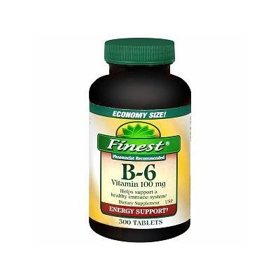 Finest Vitamin B-6 100mg Tablets 300 ea