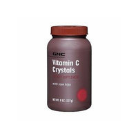 GNC Vitamin C Crystals with Rose Hips 8 oz (227 g)