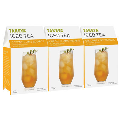 Takeya All Natural Coconut Lime Rooibos Iced Tea 6ct