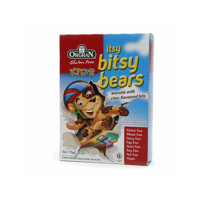 Orgran Itsy Bitsy Bears Vanilla Cookies with Chocolate Bits