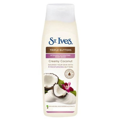 Alberto Culver St. Ives Triple Butters Intensely Hydrating Body Wash Creamy Coconut