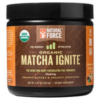 Natural Force Matcha Ignite Organic Pre-Workout Powder Chocolate 5.98 oz