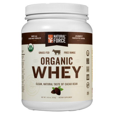 Natural Force - Organic Whey Cacao Bean - 14.8 oz.