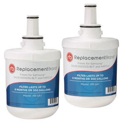 Samsung Comparable Refrigerator Water Filter 2 Pack - DA29-00003G, White