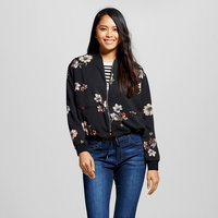 Women's Bomber Jacket Black/Red M - Who What Wear