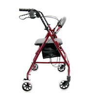 Karman Aluminum Rollator with Loop Brakes