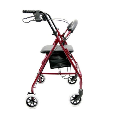 Karman Aluminum Rollator with Loop Brakes