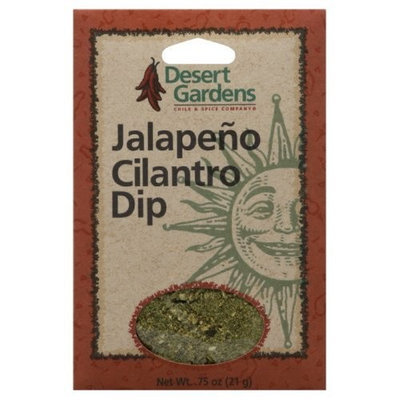 Desert Gardens Dip Mix Jalapeno & Cilantro, 0.75-Ounce (Pack of 12)