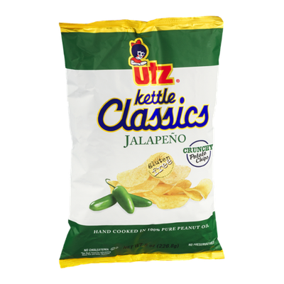 Utz Gluten Free Kettle Classics Jalapeno Potato Chips
