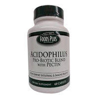 Acidophilus Probiotic Blend With Pectin Caplets By Food Plus - 60 Ea