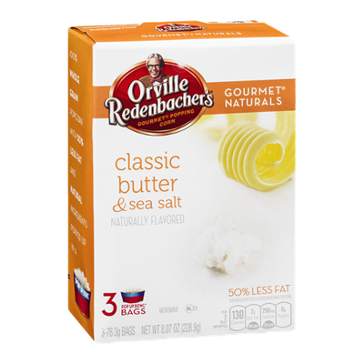 Orville Redenbacher's Gourmet Popping Corn Classic Butter & Sea Salt
