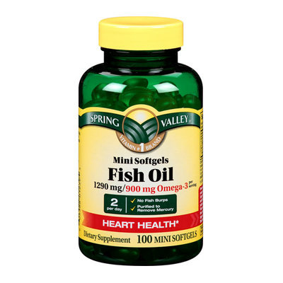 Spring Valley Enteric Coated Fish Oil 1290mg