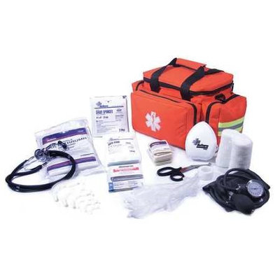 MEDSOURCE MS-75155 Emergency Medical Kit, Orange,1-6 People