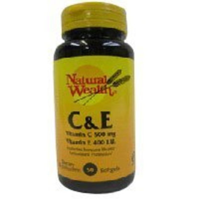 Natural Wealth Vitamin C & E SOFTGELS NAT/WL Size: 50