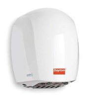 DAYTON 3NXE5 Hand Dryer, White,12 sec,9.6 Amps,105 CFM