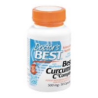 Doctor's BEST Best Curcumin C3 Complex 500mg Dietary Supplement - 30 CT