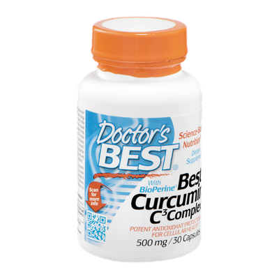 Doctor's BEST Best Curcumin C3 Complex 500mg Dietary Supplement - 30 CT