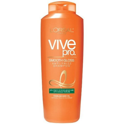 L'Oréal Paris Vive Pro Smooth Gloss Shampoo for Dry, Frizzy Hair with Medium Texture