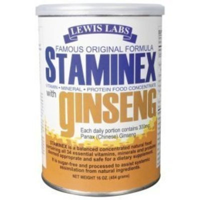 Lewis Lab Staminex With Ginseng 16 oz ( Multi-Pack)