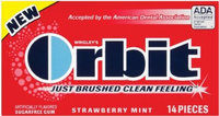 Orbit Strawberry Mint Sugarfree Gum