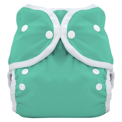 Thirsties Snap Duo Wrap Cloth Diaper - Moss (Green) Size One, Infant Unisex