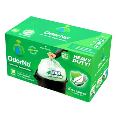 Veridian Healthcare Odor-No Odor-Barrier Disposable Bags, 13 Gallon, 20 ea