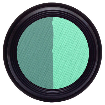 Real Purity Natural Duo Eye Shadow (Aqua/Peacock) - 0.2 oz, Aqua Peacock