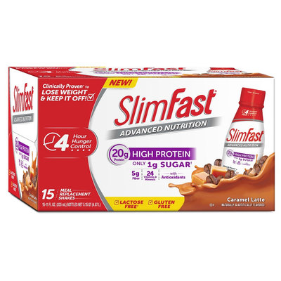 SlimFast Advanced Nutrition Caramel Latte Protein Shakes