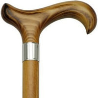 gracehealthcare Ladies Derby Cane Scorched Shaft, Scorched Handle -Affordable Gift! Item #DHAR-9016509