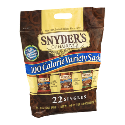 Snyder's Of Hanover 100 Calorie Variety Sack