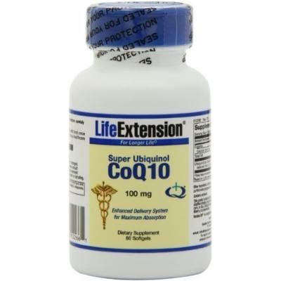 Life Extension Super Ubiquinol Coq10 100 Mg Softgel, 60-Count