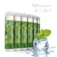 LIP BALM (6 PACK) Peppermint Natural & Organic: Compares to eos