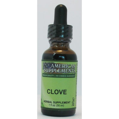 Clove No Chinese Ingredients American Supplements 1oz Liquid