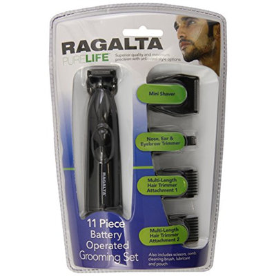 Ragalta Mens Beard / Sideburns Trimmer Grooming set 11 Piece (RMG-5800)