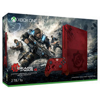Microsoft Corp. Xbox One S 2TB Console - Gears of War 4 Limited Edition Bundle, Red