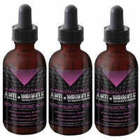 3 Bottles Absonutrix Anti-wrinkle Hyaluronic Acid with 60% Matrixyl 3000 Reduce Fine Lines and Wrinkles 100% Pure!