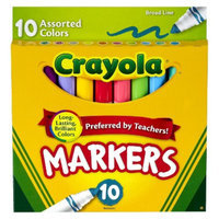 Crayola 10ct Broad Markers - Assorted Colors