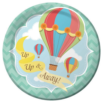 Up Up And Away Dessert Plate Pkg/8