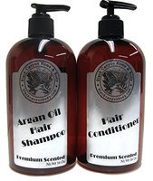 Black Canyon Argan Oil Shampoo & Hair Conditioner 32 Oz Set (16 Oz Ea) (Banana Taffy)