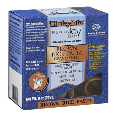 Tinkyada Pasta Joy Ready Brown Rice Pasta Grand Shell