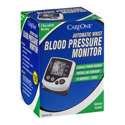 CareOne Automatic Wrist Blood Pressure Monitor
