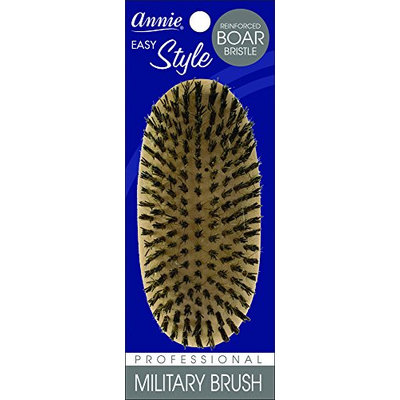 Annie Easy Style Reinforced Extra Firm Boar Bristle Military Brush